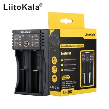LiitoKala Lii-PD4 Lii-PL4 lii-S2 lii-S4 lii-402 lii-202 lii-S8 lii-S6 Cargador de batería 18650 batería 26650 21700 de litio de la batería de NiMH