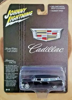 Johnny Lightning coches 1/64 1959 Cadillac coche fúnebre de la Edición de Coleccionista de Metal Fundido Modelo de Coche