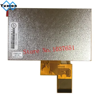 Yuxian de 5 pulgadas TFT 800*480 40pin color de la pantalla lcd con panel táctil ILI5960+ILI6122 40pin LT050C-01A Nuevo y original