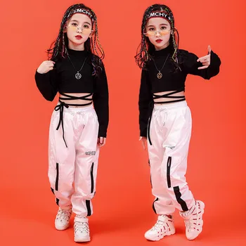 Toddler girl juego de ropa de Verano De 2019 Nueva Llegada de hip hop trajes de baile de los niños de jazz de las chicas de la boutique de trajes de la ropa de los niños