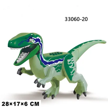 560pcs Jurásico Recargar el Tyrannosaurus Rex bloques de Construcción de Mundo de los Dinosaurios con el Coche Cifras de Ladrillos de Juguetes Para los Niños
