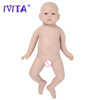 IVITA WG1521 50cm (20) 3100g Realista de Silicona Renacer Muñeca Bebé Recién nacido Sin pintar sin terminar Suave Muñecas de BRICOLAJE en Blanco Kit de Juguetes