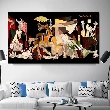 Resumen Lienzo Pinturas de Picasso Famosos Reproducciones de Impresión sobre Lienzo de Pared de Carteles para la Sala de estar Dormitorio Arte de la Pared Decoración