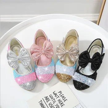 2020 Niñas de Cuero de Zapatos de la Princesa de las Sandalias de los niños Zapatos de Vestir Para Niña de los Zapatos de Tacón Alto Sandalias de Verano para Niños de los Niños del Partido de la Sandalia