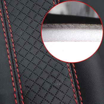 Los accesorios del coche del cinturón de seguridad de Cuero de la PU del Cinturón de Seguridad de Hombro Cubierta de Protección Transpirable Cinturón de seguridad de Relleno de la Almohadilla de Auto Acceso Interior