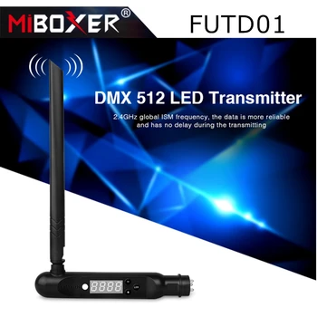 Miboxer FUTD01 DMX512 LED Transmisor 2.4 G Receptor Inalámbrico Adaptador para Disco LED de la Etapa del Efecto de las Luces Led Inteligente Controlador de GFSK