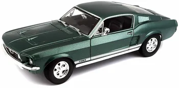 Maisto 1:18 1967 Ford Mustang GTA Fastback Diecast Modelo de Carreras de Coches de Juguete NUEVO EN CAJA