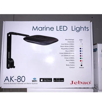 Nueva Jebao WIFI LED de Coral luz Marina Arrecife de la Lámpara de Alta potencia LED Dual Múltiples modos de Montar la Luminaria Móvil de control de AL-90 AL 120 AL 150