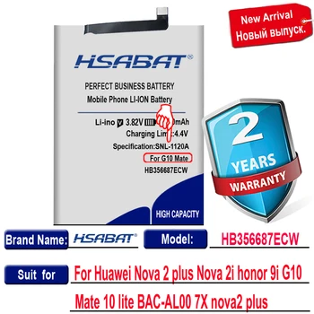 4600mAh Batería para Huawei nova2 Nova 2 plus 2i 2 3i 4e/honor 9i 7X/Mate 10 lite SE G10 BAC-AL00/P30 Lite HB356687ECW