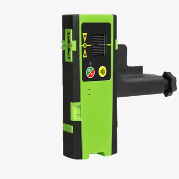 Huepar Digital LCD con Receptor Láser al aire libre Modo de Detector de Láser Pulsante Detectar Rojo y Verde de la Viga Transversal de la Línea de Nivel Láser Con Abrazadera