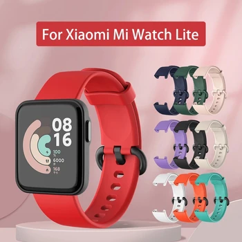 Para Xiaomi Mi Reloj Lite Correa de Silicona de Reemplazo de Deportes de la Correa de reloj para el Redmi Correa de Reloj de Pulsera banda de reloj de accesorios