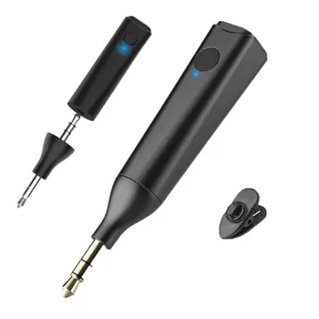 Caliente de 3,5 mm 2,5 mm para Coche Bluetooth 5.0 Adaptador de Audio Estéreo A2DP bluetooth de Manos Libres Receptor de Música Para el Coche la Música de los Auriculares Receptor de