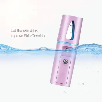 Portátil USB Nano Rociador de la Niebla Facial Cuerpo del Nebulizador Vapor Hidratante Cuidado de la Piel Mini vaporizador facial de la Belleza de los Instrumentos de Dispositivo