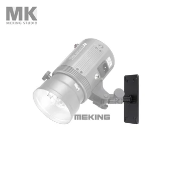 Meking Estudio de Fotografía Iluminación soporte de Pared Mini Soporte de Luz Bebé de la Placa de 6cm M11-027A de los Accesorios de flash