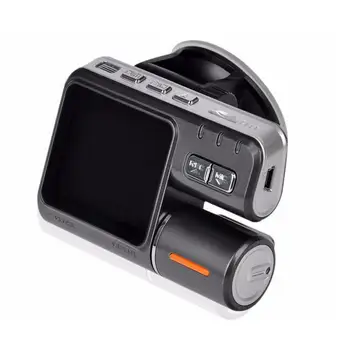Mini 1080P Dual de la Lente de la Grabadora de Vídeo de la Cámara de la Visión Nocturna del Ciclo de Grabación DVR del G-Sensor de la Conducción del Coche Dvr del coche-estilo
