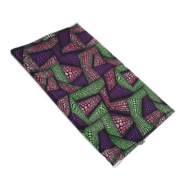 Algodón Africano Cera Real Telas para el Vestido de Fiesta de Ghana Nigeria Pange Cera de Materiales de Impresión de Alta Calidad Indonisia Batik de Tela