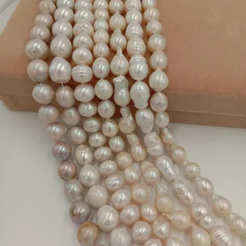 El de la naturaleza de perlas de agua dulce de la pulsera con gran barroco forma-diámetro de 11-14 mm y la longitud de 16-20 mm