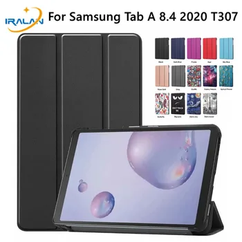 Caja de la tableta de Samsung Galaxy Tab, Un 8.4 T307 SM-T307 Magentic tand Funda Cover para Samsung Tab Un 8,4 pulgadas 2020 Caso Capa+Lápiz