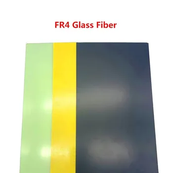 La fibra de la Hoja de la Plantilla De la Resina de Epoxy Con Fibra de Vidrio Fibra de Fibra de vidrio FR4 de la Placa de Bricolaje Mango del Cuchillo Material 300x170mm X 1mm
