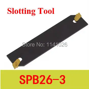 SPB 26 -3 Indexables Parte de la Cuchilla de 26 mm de Alto Traje Para la SMBB 1626/2026/2526 Utilizado SP300 de Insertos Para Torno de la Máquina