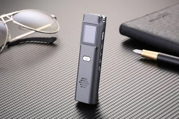 8 GB Grabadora de Voz Digital Mini de Metal con Una Tecla de Grabación de la Pluma Grabadora de Audio para el Estudio de Reducción de Ruido de Música Reproductor de MP3