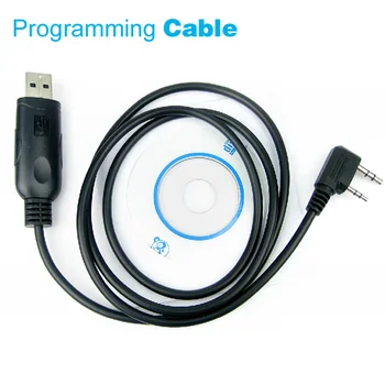 UV5R USB Cable de Programación para Baofeng UV-5R BF-888S H777 KENWOOD TK3207 TK-3107 Walkie Talkie Radio de Dos vias 2 Pin