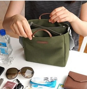 Coreano de la moda de luz multi - compartimiento de la bolsa de hombro puede ser portátil de viaje bolsa de Mensajero bolsa de almacenamiento de la bolsa de recogida