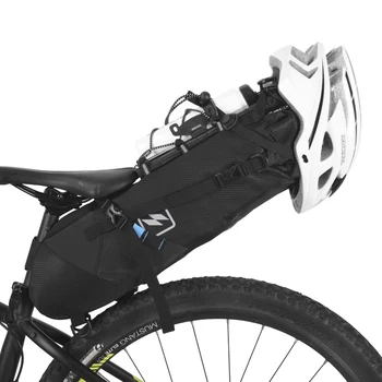 Sahoo 131372-A-SA 7L Completa Bolsa Seca resistente al agua Ciclismo Bicicleta Bicicleta Bolsa de Silla de Asiento de Cola Trasera Pack Bolsa de Almacenamiento Portador de la Montaña