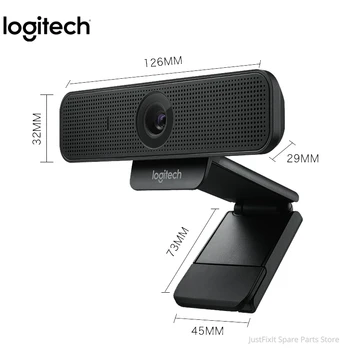 Logitech C925E HD Webcam Webcam USB 1080P Cámara Full HD Webcam de la Cámara del Ordenador Profesional de Anclaje de la Belleza de la Cámara