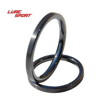 LureSport 2-30pcs/lot size2.5-50 SIC Anillo anillo Negro de Guía de la varilla de Anillo de Construcción de la Varilla de Reparación de componentes de Accesorios de BRICOLAJE