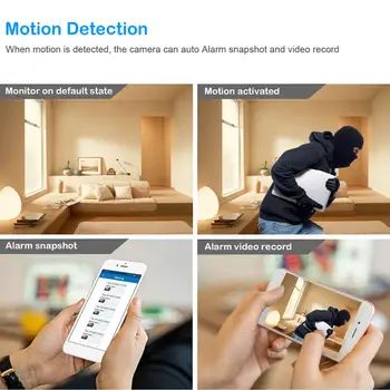 Mini wifi de la cámara full hd 1080p grabador de Vídeo Detección de Movimiento inteligente a casa con IP Inalámbrica de Wifi de la mini cámaras de seguridad del sistema