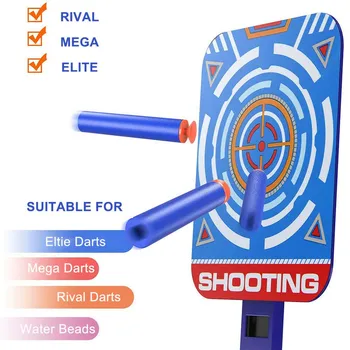 Eléctrica de Puntuación de reajuste Automático de Disparar el Dardo Digital de Objetivo para Niños de Juguete de Regalo