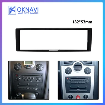 OKNAVI 1DIN Automática de la Radio de Coche de la Fascia Marco para Renault Clio Modus Megane Scenic Estéreo Dash Kit de Panel de DVD Cara Decorativa Marco