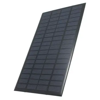 18V 2.5 W Policristalino Almacenan la Energía de Alimentación del Panel Solar Sistema de módulos de Celdas Solares del Cargador 19.4x12x0.3cm