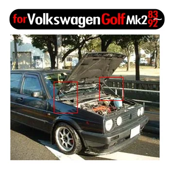 La campana de la Compuerta para Volkswagen Golf Mk2 1983-1992 Gas Strut Levante el Soporte Frontal del Capó Modificar Resortes de Gas del Amortiguador de Choque