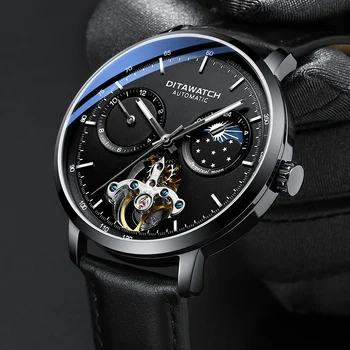 Nueva Llegada de Diseño de Reloj Mecánico de los Hombres Tourbillon Deportes Reloj Automático Relojes de Acero Inoxidable para Hombre relojes de Pulsera часы