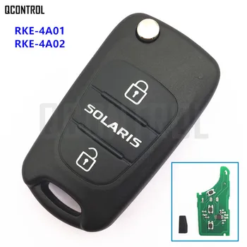 QCONTROL a distancia de Coche Clave para HYUNDAI Solaris RKE-4A01 o RKE-4A02