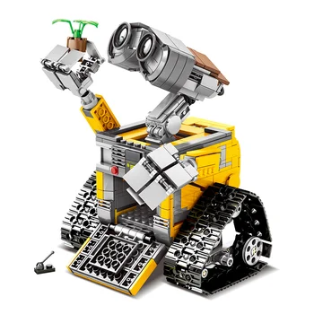 Disney WALL E, El Robot Bloques de Construcción de la Idea de la Técnica de Figuras Modelo Compatible Lepining DIY Juguetes Educativos Para Niños 687Pcs