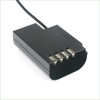 USB de 5V Para DMW-BLF19 Ficticio de la Batería DMW-DCC12 Banco de la Alimentación por USB Cable Para Panasonic DMC-GH3 DMC-GH4 DC-GH5 DC-G9