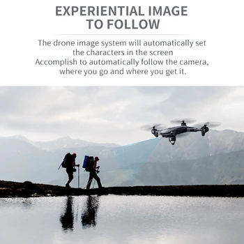 XS816 RC Drone con 50 Veces el Zoom WiFi FPV 4K /720P Dual de la Cámara de Flujo Óptico Quadcopter Plegable Selfie Dron VS SG106 M70 B4W
