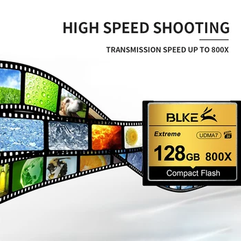 BLKE de la Tarjeta de Memoria de 128 gb 64 GB 32 G 16G Tarjeta CF Extremas de Alta Velocidad de la Tarjeta Compact Flash UDMA7 de Vídeo Full HD para Canon Nikon cámara