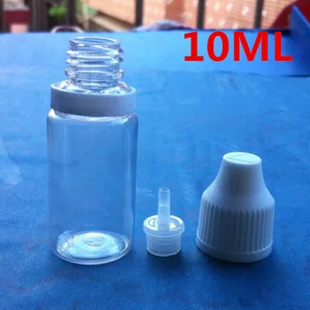 10ml de PET transparente botella, botella de plástico, botella con gotero/10 ml botella de plástico