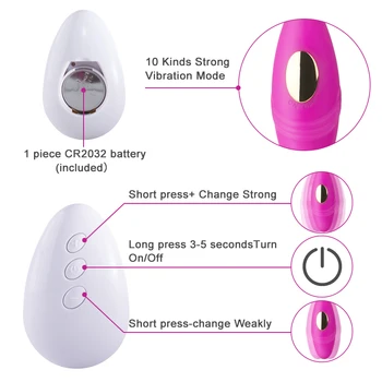 Vibrando Huevos de Control Remoto Inalámbrico Portátil Bragas Vibradoras Vaginales de Bola, Bolas de Kegel G - Spot Vibrador Juguetes Sexuales para Mujeres