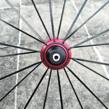 Ultraligero rueda de bicicleta conjunto de 120 cojinete del anillo de 700C 40 mm tubo de fibra de carbono de concentradores de bicicleta de carretera de rueda conjunto V de freno de las ruedas