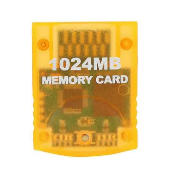 1024 MB de Memoria de Gran Capacidad de la Tarjeta de Juego de Accesorios Para WII Gamecube Juego de Consola de Guardar Datos de Juego del Módulo memory Stick