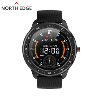Borde Norte N06 Hombres Smartwatch Impermeable De La Pantalla Hd Reloj Inteligente De La Frecuencia Cardíaca Presión Arterial Reloj Inteligente