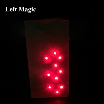 Bolsa O Luces Iluminan ( Incluir Dedos ) Luz Trucos De Magia Rojo/Azul Luz De Cerca La Magia De Juguete Mentalismo Bar Show Ilusión