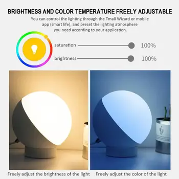 Caliente Inteligente de los Ojos Protección de la Lámpara de la Mesa Wifi Inteligente Bombilla Para Amazon Alexa/Google Home/Vida Inteligente Aplicación de la Bombilla LED de Luz