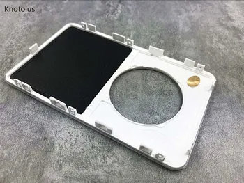 Knotolus blanco frontal de plástico de la placa frontal de la vivienda de caso de la cubierta de shell con el objetivo para el iPod 5ª generación de video de 30 gb 60 gb 80 gb