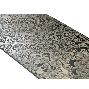 430+440 de acero inoxidable modelo de Damasco de la placa de acero de hoja de Cuchillo de Material de Producir herramientas de BRICOLAJE (sin tratamiento térmico no Decapado)